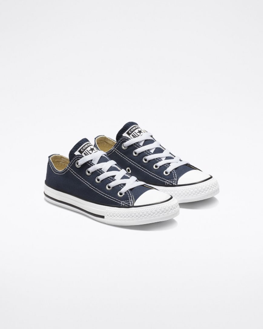 Zapatillas Bajas Converse Chuck Taylor All Star Classic Niña Azul Marino | PE EWL745